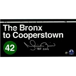 Mariano Rivera Signed "Bronx to Cooperstown" 6x12 Photo Inscribed "HOF 2019" (Steiner Hologram)