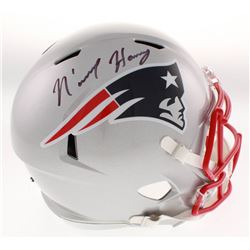 N'Keal Harry Signed New England Patriots Full-Size Speed Helmet (Beckett COA)
