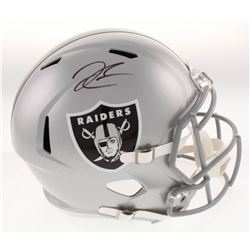 Derek Carr Signed Oakland Raiders Full-Size Speed Helmet (Beckett COA)