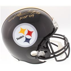 Rod Woodson Signed Pittsburgh Steelers Full-Size Helmet Inscribed "HOF 09" (JSA COA)