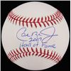 Image 1 : Cal Ripken Jr. Signed OML Baseball Inscribed "2007 Hall Of Fame" (JSA COA)