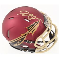 Deion Sanders Signed Florida State Seminoles Speed Mini Helmet (Beckett COA)