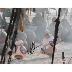 J. J. Abrams  Bill Hader Signed "Star Wars: The Force Awakens" 11x14 Photo (PSA COA)