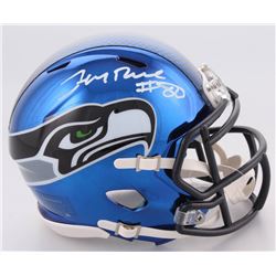 Jerry Rice Signed Seattle Seahawks Chrome Speed Mini-Helmet (Beckett COA)