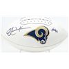 Image 1 : Eric Dickerson Signed Los Angeles Rams Logo Football Inscribed "HOF 99" (JSA COA)