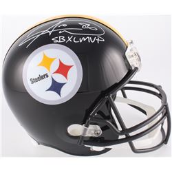 Hines Ward Signed Pittsburgh Steelers Full-Size Helmet Inscribed "SB XL MVP" (JSA COA)