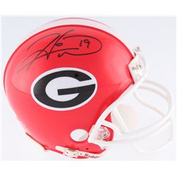 Hines Ward Signed Georgia Bulldogs Mini-Helmet (JSA COA)