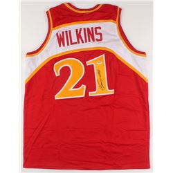 Dominique Wilkins Signed Jersey (PSA COA)