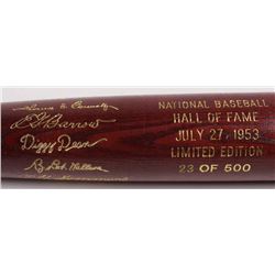 LE Custom Engraved Louisville Slugger Powerized Hall of Fame Logo Baseball Bat with Ed Barrow, Chief