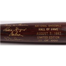 LE Custom Engraved Louisville Slugger Powerized Hall of Fame Logo Baseball Bat with Bill McGowan, Ro
