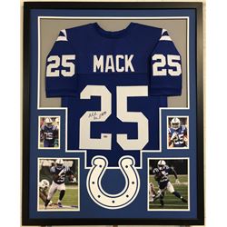 Marlon Mack Signed 34x42 Custom Framed Jersey (Schwartz Sports COA)