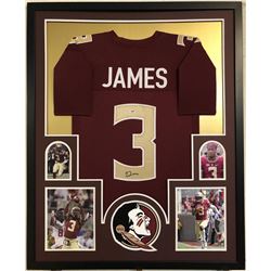 Derwin James Signed 34x42 Custom Framed Jersey (PSA COA)