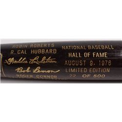 LE Custom Engraved Louisville Slugger Powerized Hall of Fame Logo Baseball Bat with Bob Lemon, Robin