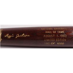 Reggie Jackson LE Custom Engraved Louisville Slugger Powerized Hall of Fame Logo Baseball Bat