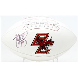 Luke Kuechly Signed Boston College Eagles Logo Football (JSA COA)