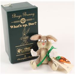 Vintage 1999 Steiff Bugs Bunny LE With Christopher Radko Ornament