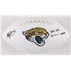Image 1 : Maurice Jones-Drew Signed Jacksonville Jaguars Logo Football Inscribed "2011 NFL Rushing Leader" (Ra