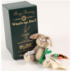 Vintage 1999 Steiff Bugs Bunny LE With Christopher Radko Ornament