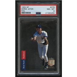 1993 SP #279 Derek Jeter FOIL RC (PSA 8)
