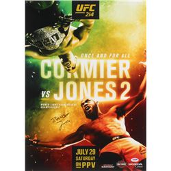 Jon â€œBonesâ€ Jones Signed UFC 214 Fight Poster vs. Cormier 16x22 Photo (PSA COA)