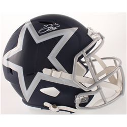 Emmitt Smith Signed Dallas Cowboys Full-Size AMP Alternate Speed Helmet (Beckett COA  Prova COA)