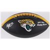 Image 1 : Maurice Jones-Drew Signed Jacksonville Jaguars Logo Football Inscribed "2011 NFL Rushing Record" (Ra