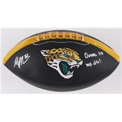 Maurice Jones-Drew Signed Jacksonville Jaguars Logo Football Inscribed "Duval Till We Die!" (Radtke 