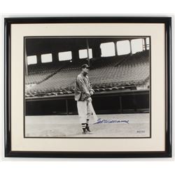 Ted Williams Signed LE Boston Red Sox 21.5x25.5 Custom Framed Photo Display (Williams COA)