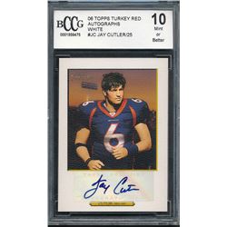 2006 Topps Turkey Red Autographs White #JC Jay Cutler / 25 (BCCG 10)