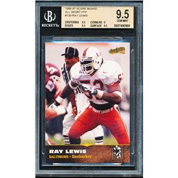1996-97 Score Board All Sport PPF #139 Ray Lewis (BGS 9.5)
