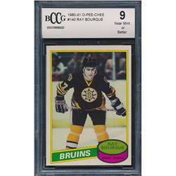 1980-81 O-Pee-Chee #140 Ray Bourque RC (BCCG 9)