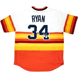Nolan Ryan Signed Houston Astros Majestic Jersey (JSA COA, Ryan Hologram  AIV Hologram)