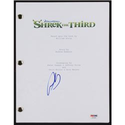Antonio Banderas Signed "Shrek the Third" Movie Script (PSA COA)