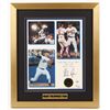 Image 1 : Nolan Ryan Signed LE Texas Rangers 17x20 Custom Framed Photo Display (PSA COA)