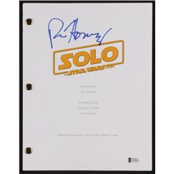 Ron Howard Signed "Solo: A Star Wars Story" Movie Script (Beckett COA)