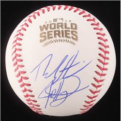 Theo Epstein  Jed Hoyer Signed 2016 World Series Logo Baseball (Schwartz COA)