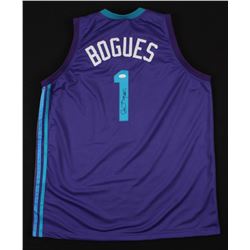 Muggsy Bogues Signed Jersey (JSA COA)