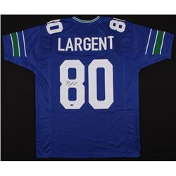 Steve Largent Signed Jersey Inscribed "HOF 95" (Schwartz COA)