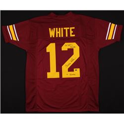 Charles White Signed Jersey Inscribed "78 Nat'l Champs"  "79 Heisman" (Schwartz COA)