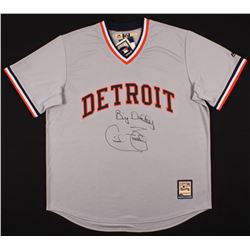 Cecil Fielder Signed Detroit Tigers Jersey Inscribed Big Daddy Schwartz Coa
