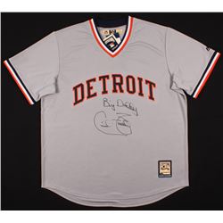 Cecil Fielder Signed Detroit Tigers Jersey Inscribed "Big Daddy" (Schwartz COA)