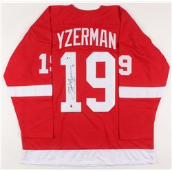 Steve Yzerman Signed Jersey (Beckett COA  Yzerman Hologram)