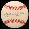 Image 1 : Mickey Mantle Signed OAL Baseball (Beckett LOA)