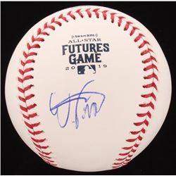 Wander Franco Signed 2019 Futures Game OML Baseball (Beckett COA)