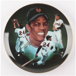 Willie Mays Signed LE "Signature Edition" Porcelain Plate (Hackett Authentic)