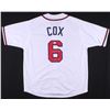 Image 1 : Bobby Cox Signed Jersey Inscribed "HOF '14" (JSA COA)