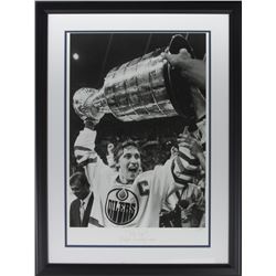 Wayne Gretzky LE "The Cup" 21x28 Custom Framed Hulton Archive Giclee Display (PCV COA)