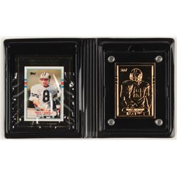 1994 Highland Mint Mint-Cards Topps #1 Troy Aikman 89 / G / 375 (Highland Mint COA)
