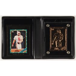 1995 Highland Mint Mint-Cards Topps #43 Steve Young 86 / G / 375 (Highland Mint COA)
