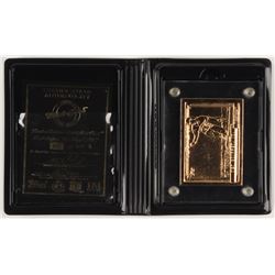 1994 Highland Mint Mint-Cards Topps #17 Ken Griffey Jr. 92 / G / 500 (Highland Mint COA)